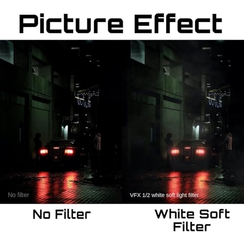 Image of GetZget 52mm White Soft Lens Filter Compatible with iPhone 13 /14 / 15 & Plus, Vivo X90 Mobile Cover, DSLR Camera (White Soft Filter, 52mm)