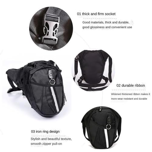 Riñonera moto impermeable para CBR 600RR y 1000RR anticaída 4