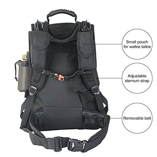 Army Pans Backpack For Men Large Military Backpack Tactical Waterproof Backpack For Work,School,Camping,Hunting,Hiking(Black) #TOP2