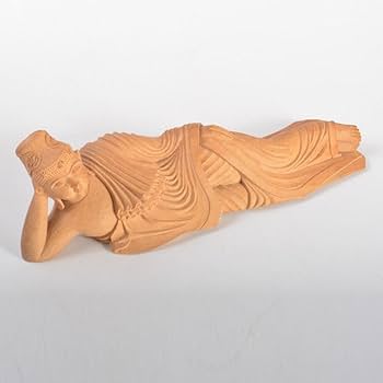 木彫り 涅槃仏 置物 約40cm Amazon｜【 涅槃像】 釈迦如来 涅槃仏 臥仏 本尊 お釈迦様(40CM