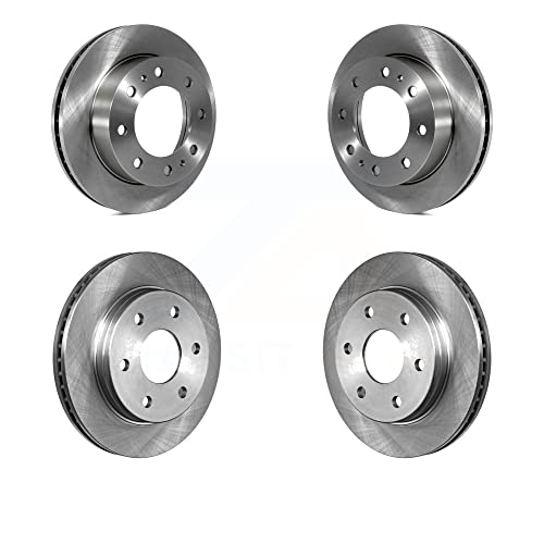 Front Rear Disc Brake Rotors Kit For Chevrolet Silverado 2500 HD GMC Sierra Express Hummer H2 1500 Savana Suburban Yukon XL Avalanche Classic K8-100988