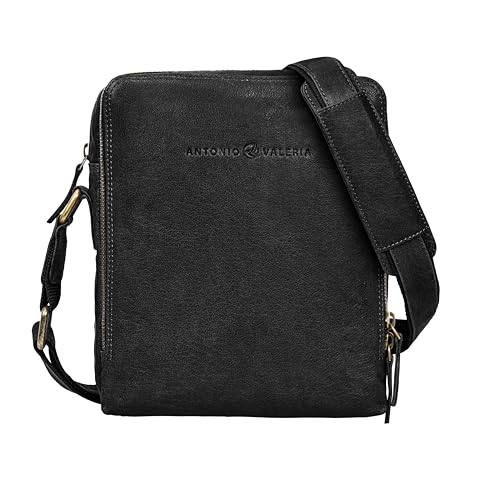 ANTONIO VALERIA Alex Washed Leather Crossbody Bag2