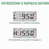 Yooreal DC12 / 24V 36 / 48V Wskaźnik pojemności akumulatora Miernik napięcia, ostrzeżenie o wysokim i niskim napięciu, Nadaje się do akumulatora Lead Acid LiFePO4 Gel AGM, działa na wózku golfowym itp