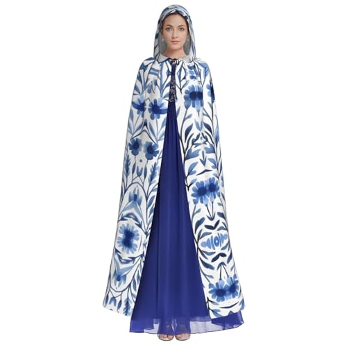 Veste à capuche bleue Alyssum : finis les costumes fades