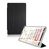 For Alldocube iPlay 60 Mini ケース フィルム セット iPlay 60 Mini 8.7インチ 用 保護ケース ガラスフィルム 軽量 角度調整 上質PU製 全方位カバー 耐衝撃 【ブラック】+保護フィルム1枚