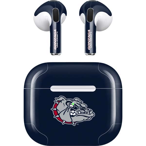 Skinit Decal Audio Skin Compatible with Apple AirPods (3rd Gen, 2021) - Officially Licensed Gonzaga Bulldog Logo Design