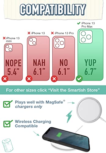 Image of Smartish iPhone 13 Pro Max Slim Case - Gripmunk - [Lightweight + Protective] Thin Grip Cover - Nothin' to Hide