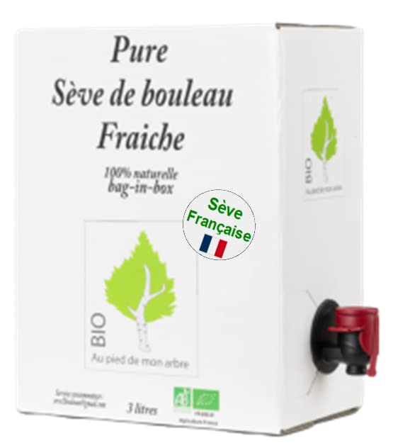 SEVE DE BOULEAU Bio fraiche de qualité Française bag-in-box 3L