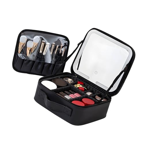Bolsas de maquillaje iluminadas para viajes y retoques diarios 6