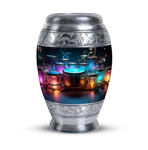 Drum Urn - Cremation Urns for Human Ashes Adult Man - 3 Inch Keepsake Urn