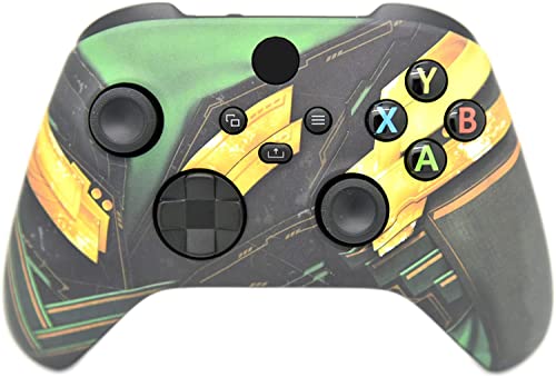 Image of Hand Airbrushed Fade Custom Controller Compatible with Xbox Series X /S & Xbox One (Series X /S Green Armor)