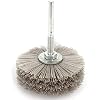 uxcell 6mm Shank 82mm Dia Head 320 Grit Abrasive Nylon Wheel Brush Grinding Tool