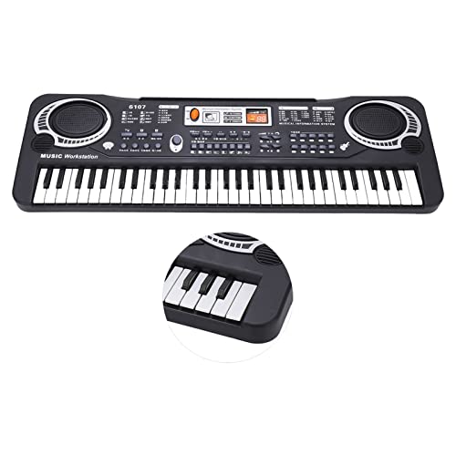 Fuwe Clavier électronique avec 61 Touches, Tableau d’apprentissage, 6 Chansons de Démonstration, 16 Vrais Instruments de… - Les Beatles, Paul McCartney, John Lennon, RIngo Starr, George Harrison Fuwe Clavier électronique avec 61 Touches, Tableau d'apprentissage, 6 Chansons de Démonstration, 16 Vrais Instruments de… – Image 6