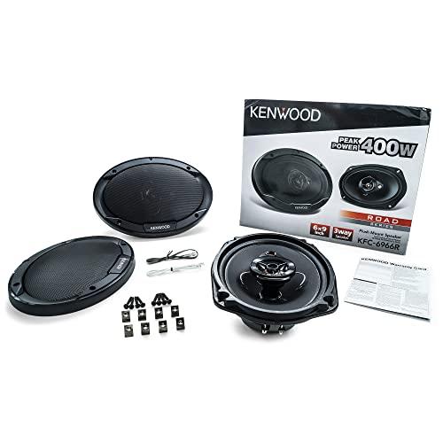 Kenwood KFC-6966R Road Series Car Speakers (Pair) - 6"x9" 3-Way Car Coaxial Speakers, 400W, 4-Ohm Impedance, Polypropylene Woofer - Electro-Dynamic Tweeter, Heavy Duty Magnet Design - Image 4