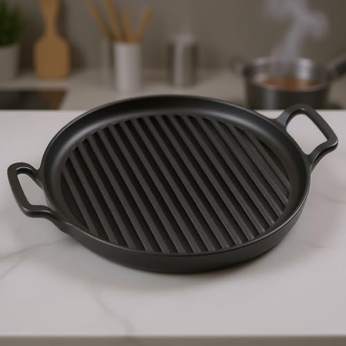 Plaque de cuisson multifonctionnelle fer plat four micro-ondes noir - 6