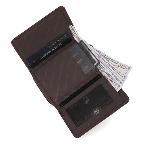 Image of Montana West Women's Wallet Trifold Small Wallets Ladies RFID Blocking Wallet with Zipper Coin Pocket