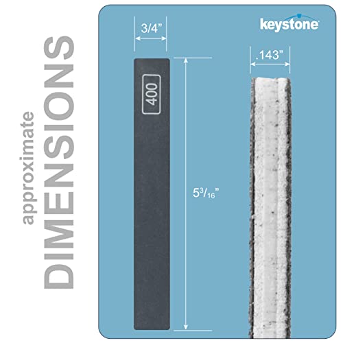 Keystone Double Sided Micro Fine Grit Cushioned Abrasive Sticks : 1 Ea. 400 • 600 • 800 • 1000 • 2000 • 3000 • 5000 And 7000 Grit For Wood Metal Gundam Models And Composite Materials #TOP6