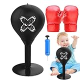 Tyinerc Boxsack für Büro – Tisch-Punchingball mit Saugnapf – Boxball, schnell zum Saugen, für Stress, Fitness zu Hause, Büro, Schlafzimmer, Wohnzimmer