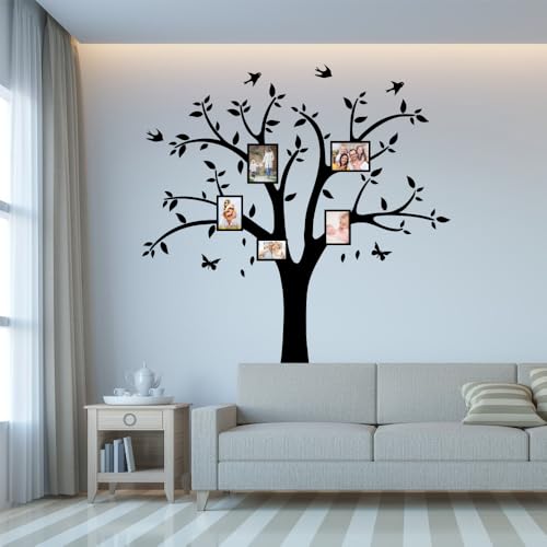 Vinilo decorativo árbol familiar para pared 64x69 pulg miniatura 3