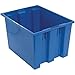 Quantum Storage Systems 19.5X15.5X13 STACK &NESTBLUE TOTES 6/PK