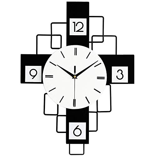 Horloge murale d'art déco moderne aux lignes de personnalité créative