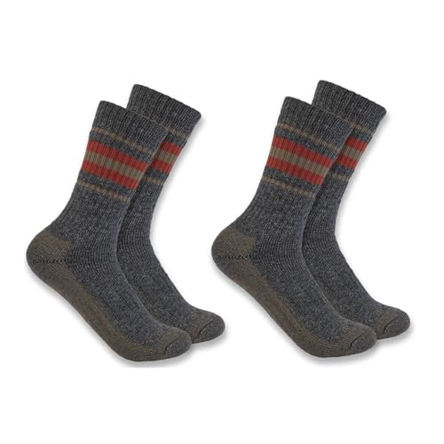 Image of Carhartt Women's SC8212W Women's Heavyweight Synthetic-Wool Blend Crew Sock 2-P