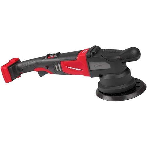 2685-20 Cordless Polisher for Milwaukee M18 FUEL 21mm Random Orbital Polisher Black/Red - Bare Tool