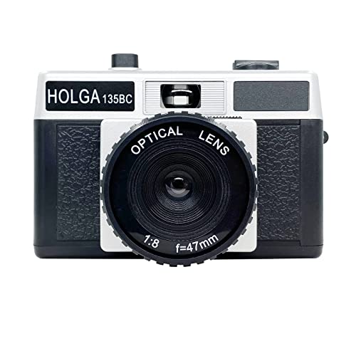 Holga 135BC 35mm Bent Corners Film Camera - Argento/Nero