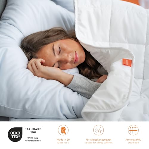 Bettkissen sleepling 2er Set 40×80 cm für Allergiker