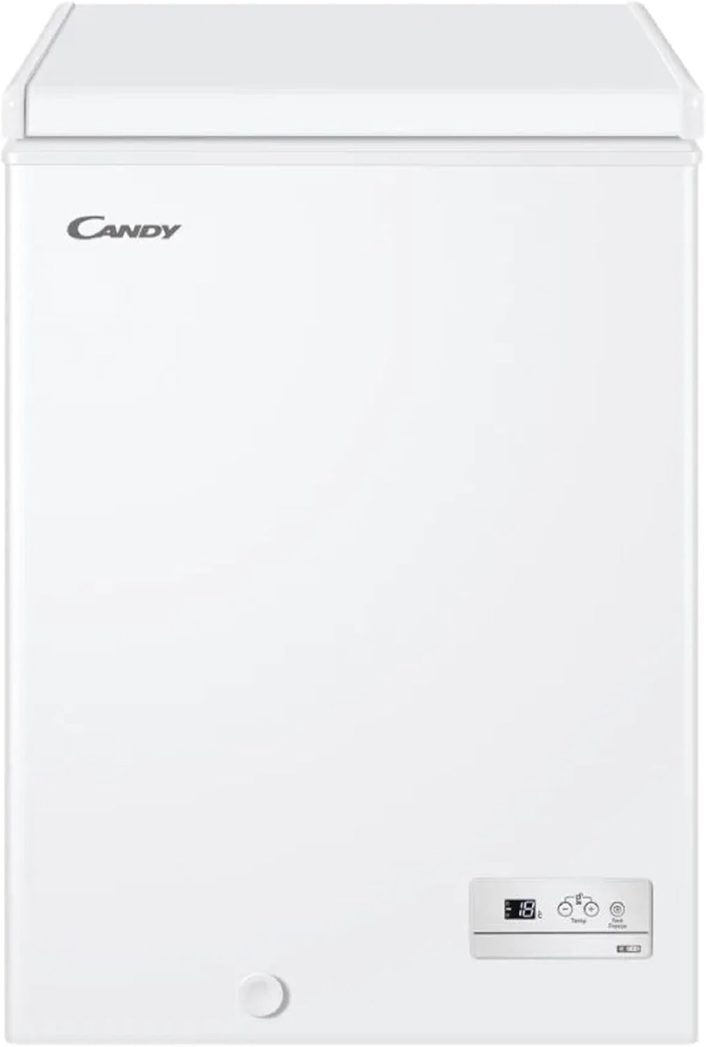 Candy CHAE1002E - Congelatore a pozzetto, statico, 97 Litri, Congelamento 5,​5 kg/​24h, Classe energetica E, Bianco