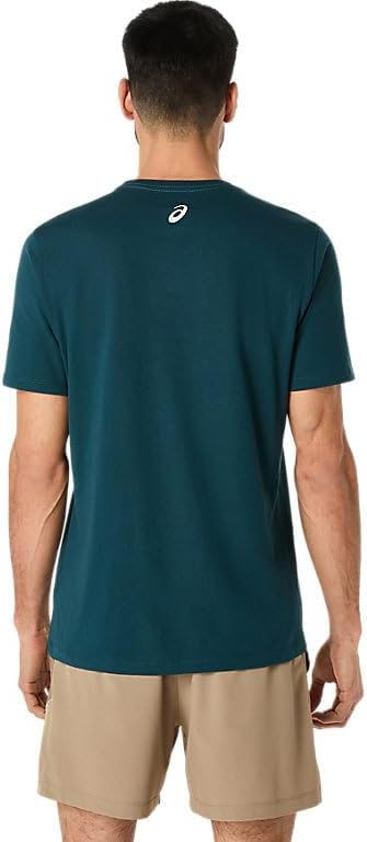 ASICS Men's STRIPE Short Sleeve TEE Running Apparel
