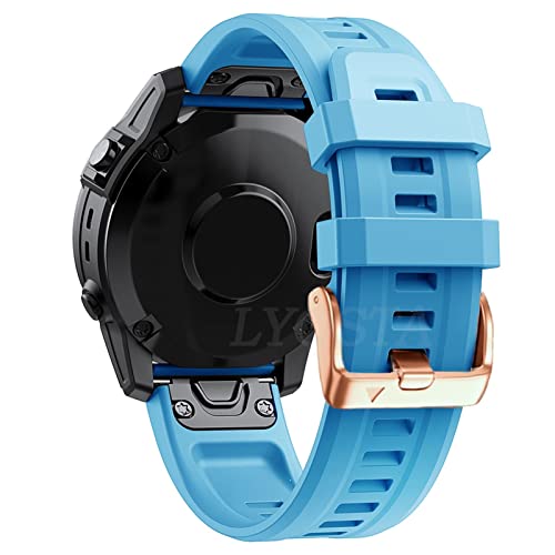 Bracelet silicone 20mm Garmin Fenix 7S attache rapide étanche