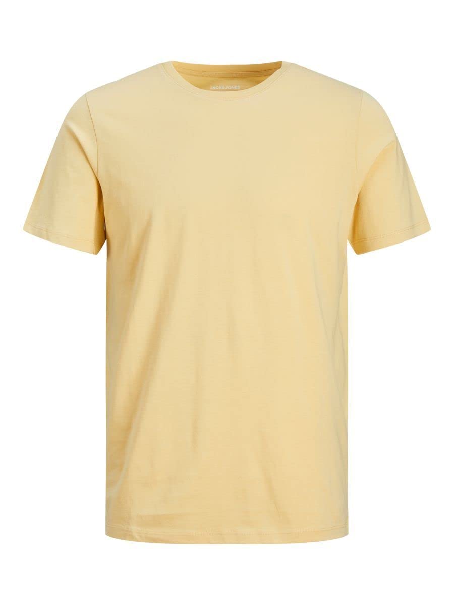 JACK & JONES Men's Jjeorganic Basic Tee Ss O-Neck Noos Top, Jojoba, M