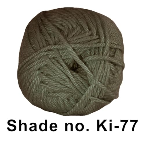 Image of VCR Olive Brown Yarn, 100 Grams Hank, 190 Meters Length, Acrylic Ball for Crochet and Knitting, Soft Crosia Threads, Pack of 1 Yarn, Suitable for DIY Crafts