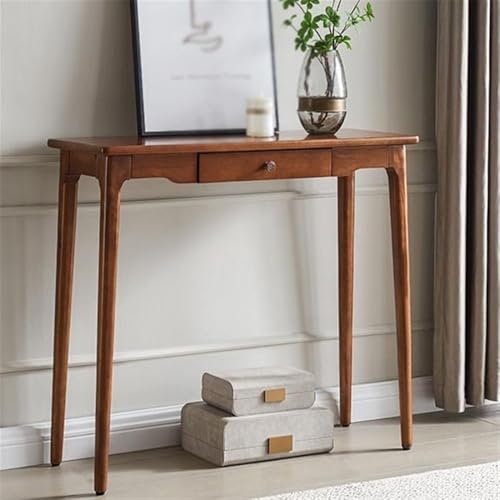Mesa de recibidor consola para pasillo pequeña con cajón para sala de estar grande 3