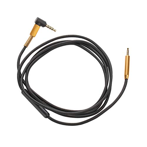 Yizhet Cable de Audio Compatible con Bose QuietComfort 25 35 II QC35 QC25 OE2 OE2i SoundTrue SoundLink Bose 700 Jack 3,5mm a 2,5mm Cable Aux Cascos para Bose con Micrófono & Remotetalk (1,5M)