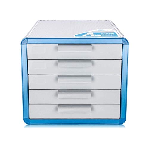 Preisvergleich Produktbild Aktenschränke, Aluminiumlegierung Speicherfächer Schreibtisch Speichereinheit Organizer abschließbare Schublade Sorter A4 Box for Büro / Farbe: Silber (Größe: 286 * 346 * 253mm) Home Office Möbel WKY