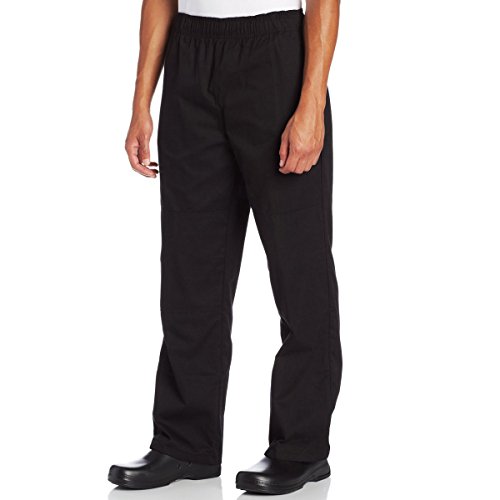 Chef Code Men's Double Knee Baggy Chef Pant (Black, 5XL)