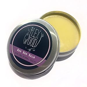 The Ilex Wood – Vegan Herbal Soothing Salve ‘Boo Boo Balm’ – For skin irritation, scrapes, bites and stings. Palm oil free, cruelty free, plastic free, handcrafted in the UK – 100ml