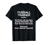 Trainer T-Shirt Fußball Coach Lustiges Trainer Geschenk T-Shirt