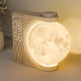 AIRIVO Alarm Clock for Bedrooms, Sunrise Alarm Clock Wake Up Light for Kids Teens, White Noise Sound Machine, Moon Light Dual Alarms for Heavy Sleepers, Night Light Clock for Preppy Room Decor