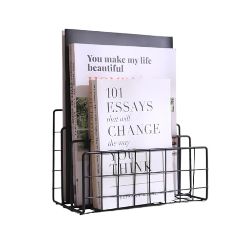 Metal Desktop File Organizer with 3 Sections