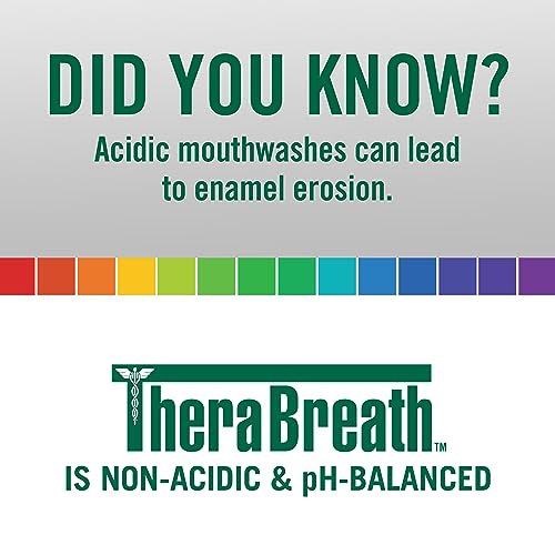 TheraBreath PLUS Professional Formula GREEN TEA MOUTHWASH - Extra Strength, 16 Ounce (Pack of 2)