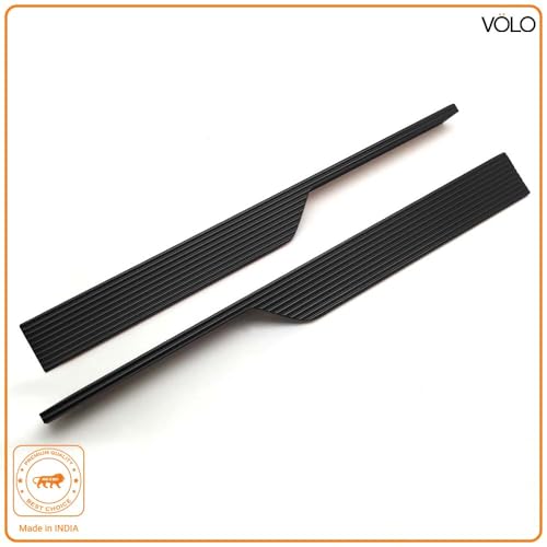 Image of VOLO Cabinet Handle - Multi-Use Pull Handle for Wardrobes, Drawers, Sliding Closets, and Doors in Kitchen, Office, Bedroom (SAC-59) (1 Pair Left & Right) (Black, 288MM (12 Inch))