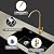 Drinking Water Faucet for Kitchen Sink, Kitchen Water Filter Faucet Stainless Steel for Reverse Osmosis or Water Filtration System Beverage Non-Air Gap RO Faucet Brushed Nickel Finish