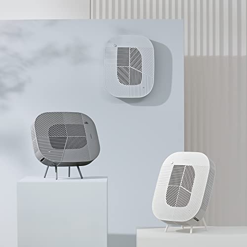 Komma LIGHT CHARCOAL_WALLMOUNT TYPE Lov Air Purifier For Bedroom, 3.1 Inch Slim Wall Mount & Stylish Standing Type, Hepa Filter Air Cleaner thumb #3