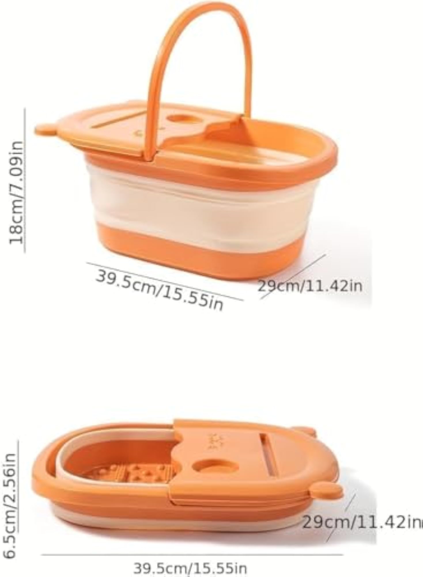 Folding Foot Spa & Bubble Pedicure Tub