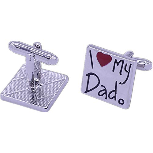 Mancuernas 2 piezas I love my dad para hombres