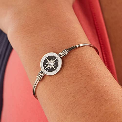 Luca + Danni Compass Bangle Bracelet For Women - Brass Tone Regular Size Made In Usa #TOP4