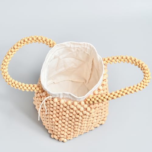 Bolso de mano pequeño de cuentas para mujer miniatura 2